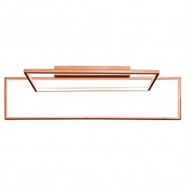 Φωτιστικό Οροφής - Πλαφονιέρα 01355 70W LED 3000K 5600Lm 70x25cm Copper Luma COPPER