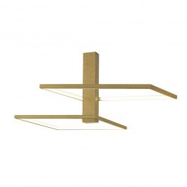 Φωτιστικό Οροφής - Πλαφονιέρα 01356 48W LED 3000K 3840Lm 54x25cm Oxidized Gold Luma OXIDE