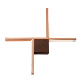 Φωτιστικό Τοίχου 01357-18 12W LED 3000K 960 Lm 53x50cm Copper Luma COPPER