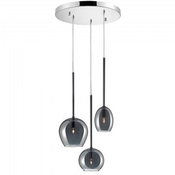 Pentant Lamp 01156-07 G9 D30cm Smoke Luma
