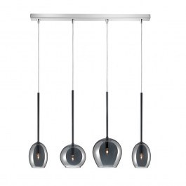 Φωτιστικό Οροφής - Ράγα 01156-09BR G9 LED 85cm Smoke Luma SMOKE