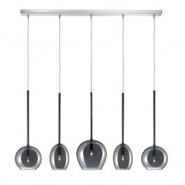 Φωτιστικό Οροφής - Ράγα 01156-12BR G9 LED 100cm Smoke Luma SMOKE