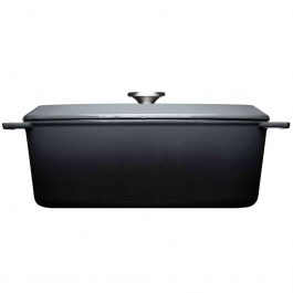 Γάστρα Μαντεμένια Επισμαλτωμένη Iron 3426CI-030 34x26cm 7,5lt Grey Woll GREY