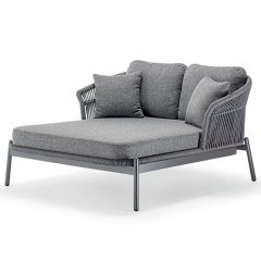 Sofa-Recliner Tropea 163x161x83cm Anthracite