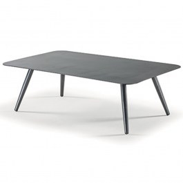 Τραπέζι Coffee Jolly 110x70x34cm Black BLACK