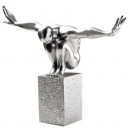 Διακοσμητικό Αγαλματίδιο Sauter 891TNL3665 50x20x43cm Silver Aberto Design SILVER