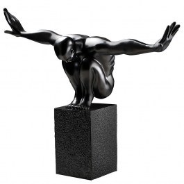 Διακοσμητικό Αγαλματίδιο Sauter 891TNL3667 50x20x43cm Black Aberto Design BLACK