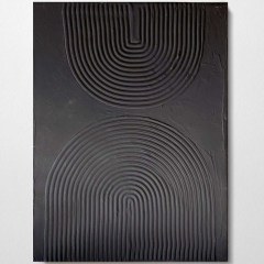 Canvas Painting 112RGN1101 50x70cm Black Wallity