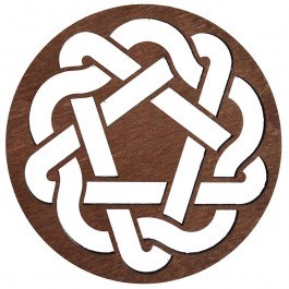 Σουπλά Don (Σετ 4Τμχ) 790PYN1112 36x36cm Cherry Hermia CHERRY