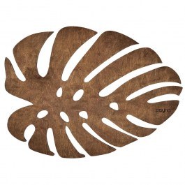 Σουπλά Monstera (Σετ 4Τμχ) 790PYN1122 33x45cm Walnut Hermia WALNUT