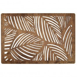 Σουπλά Plane (Σετ 4Τμχ) 790PYN1130 33x45cm Walnut Hermia WALNUT