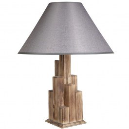 Φωτιστικό Επιτραπέζιο Kule 534LUN1120 Φ45x57cm E27 60W Brown-Grey Opviq BROWN-GREY