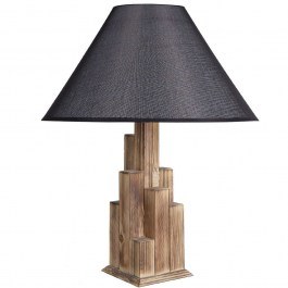 Φωτιστικό Επιτραπέζιο Kule 534LUN1118 Φ45x57cm E27 60W Brown-Black Opviq BROWN-BLACK