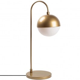 Φωτιστικό Επιτραπέζιο Horn 942FLG1840 18x25x53cm E14 40W Gold-White Opviq WHITE-GOLD