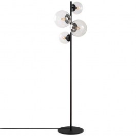 Φωτιστικό Δαπέδου Fazli 942FLG1521 33x33x162cm 4xE14 40W Black Opviq BLACK