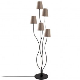 Φωτιστικό Δαπέδου Bonibon 942FLG1539 44x44x160cm 5xE14 40W Black-Beige Opviq BLACK-BEIGE