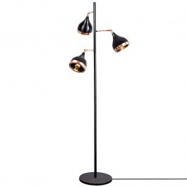 Φωτιστικό Δαπέδου Yıldo 892OPV1147 Φ52x163cm 3xE27 40W Black-Copper Opviq BLACK-COPPER