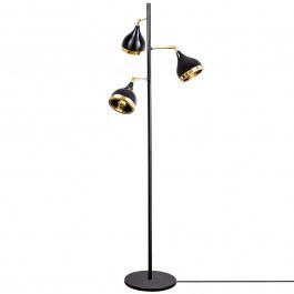 Φωτιστικό Δαπέδου Yıldo 892OPV1148 Φ52x163cm 3xE27 40W Black-Gold Opviq BLACK-GOLD