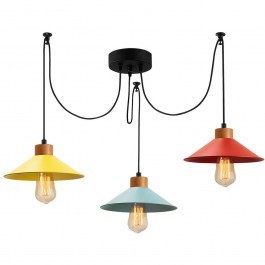 Pendant Lamp Manavgat 525NOR1257 114x24x100cm 3xE27 40W Multi-Ciel Opviq MULTI-CIEL