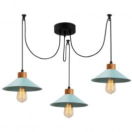 Pendant Lamp Manavgat 525NOR1260 114x24x100cm 3xE27 40W Natural-Ciel Opviq NATURAL-CIEL