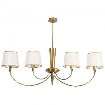 Pendant Lamp Pardo 892OPV1403 118x20x83cm 4xE27 40W Gold-White Opviq