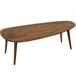 Τραπέζι Σαλονιού Sweet 552NOS2260 115x50x38cm Walnut WALNUT