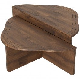 Τραπέζι Σαλονιού Altopiano 552NOS2252 90x45x40cm Walnut WALNUT