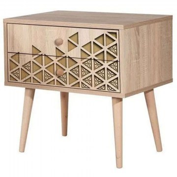 Bedside Table Two 863SPH3502 60x40x61cm Oak-Sonoma