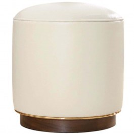 Stool Milotte 209FLF1265 42x43cm Cream CREAM