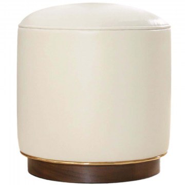 Stool Milotte 209FLF1265 42x43cm Cream