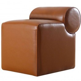 Σκαμπό Rohin Deri 209FLF1383 45x60x56cm Brown BROWN