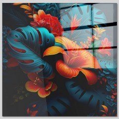 Tempered Glass Painting 403MGN3603 50x50cm Multi Wallity