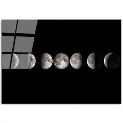 Tempered Glass Painting 123BZM1250 100x70cm Multi Wallity