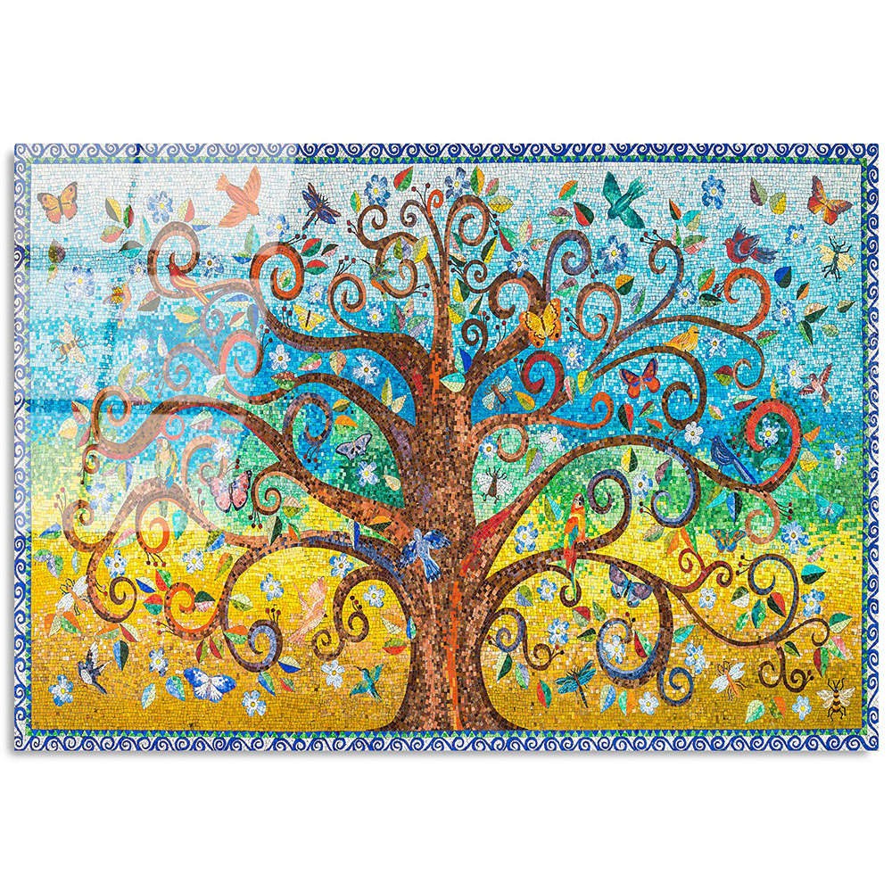 Πίνακας Γυάλινος 123BZM1274 100x70cm Multi Wallity