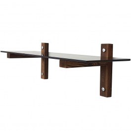 Ράφι Τοίχου 552NOS1102 85x25x25cm Walnut-Fume FUME-WALNUT