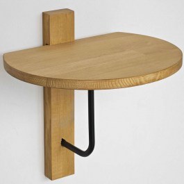 Ράφι Τοίχου Reve 552NOS2457 35x35cm Oak-Black OAK