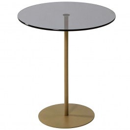 Τραπεζάκι Βοηθητικό Chill-Out 552NOS1461 50x50x50cm Gold-Dark Grey DARK GREY-GOLD