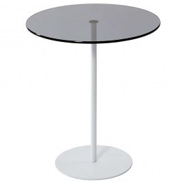 Τραπεζάκι Βοηθητικό Chill-Out 552NOS1464 50x50x50cm White-Dark Grey WHITE-DARK GREY