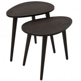 Ζιγκόν Sweet (Σετ 2Τμχ) 552NOS2263 50x33x48/50x33x52cm Anthracite ANTHRACITE