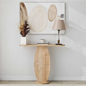 Κονσόλα Ellittica 552NOS2496 100x30x81cm Oak
