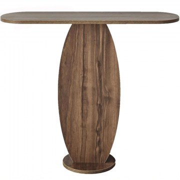 Console Ellittica 552NOS2495 100x30x81cm Walnut