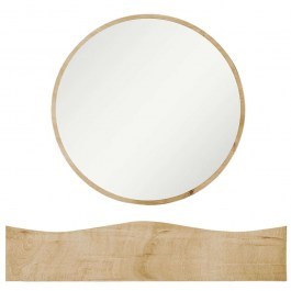 Κονσόλα Με Καθρέπτη Princesse 552NOS2368 82x30x15cm Oak OAK