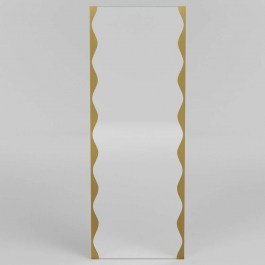 Καθρέπτης Τοίχου Melodia 552NOS2335 50x140cm Gold Aberto Design GOLD