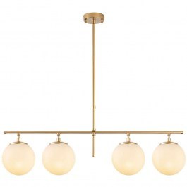 Φωτιστικό Οροφής - Ράγα Roe 942FLG1235 81x15x36/76cm 4xE14 40W Gold Opviq GOLD