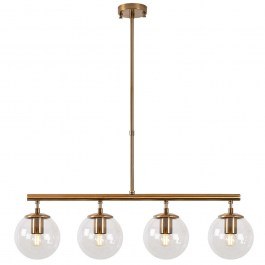 Φωτιστικό Οροφής - Ράγα Fazli 942FLG1193 70x15x43/87cm 4xE14 40W Gold Opviq GOLD