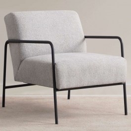 Armchair Eti Bergere 560ARE2124 70x90x75cm Grey GREY