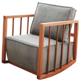 Πολυθρόνα Κουνιστή Sallanan 383EVN1150 65x71x80cm Blue BLUE