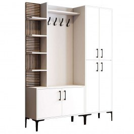 Έπιπλο Εισόδου Viyana 845HCT4231 150x35x200cm White WHITE