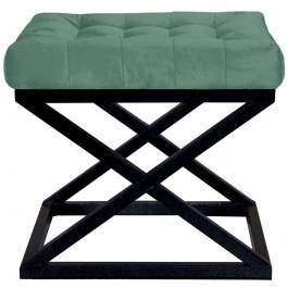Σκαμπό Capraz Babyface 383EVN1236 50x40x42cm Black-Green GREEN