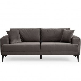 Καναπές Τριθέσιος Astana 560ARE2175 234x100x78cm Anthracite ANTHRACITE